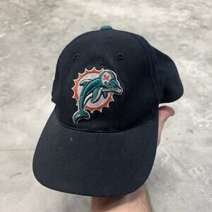 Vintage Logo Miami Dolphins SnapBack Hat Cap Team NFL Official